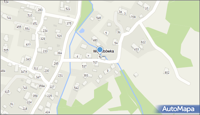 Grzechynia, Grzechynia, 7b, mapa Grzechynia