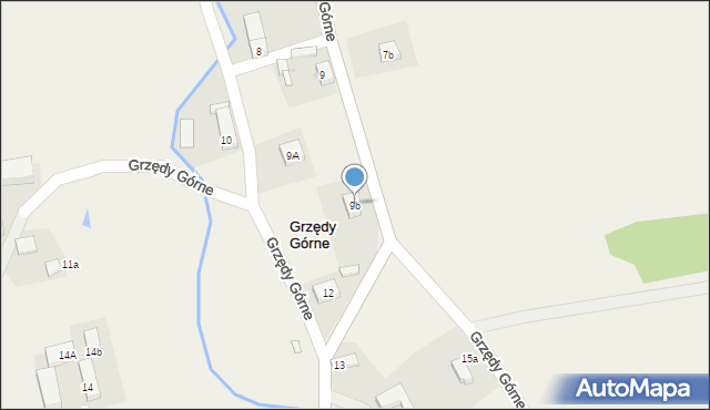 Grzędy Górne, Grzędy Górne, 9b, mapa Grzędy Górne