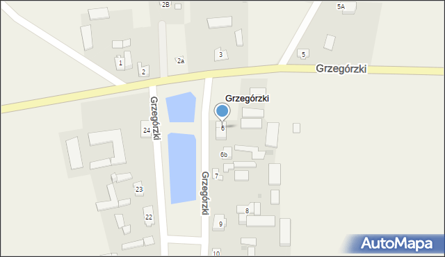 Grzegórzki, Grzegórzki, 6, mapa Grzegórzki