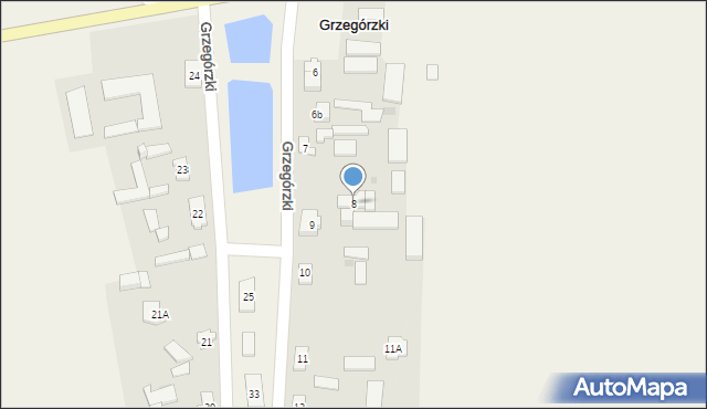 Grzegórzki, Grzegórzki, 8, mapa Grzegórzki