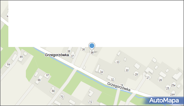 Grzegorzówka, Grzegorzówka, 35, mapa Grzegorzówka