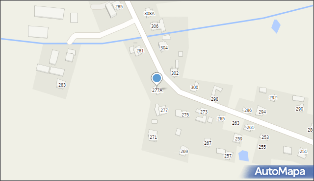 Grzęska, Grzęska, 277A, mapa Grzęska