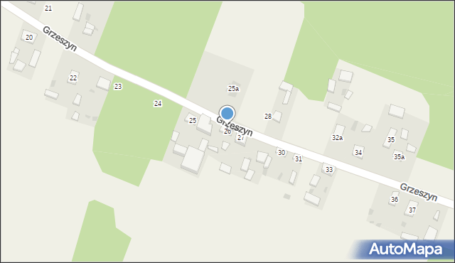 Grzeszyn, Grzeszyn, 26, mapa Grzeszyn