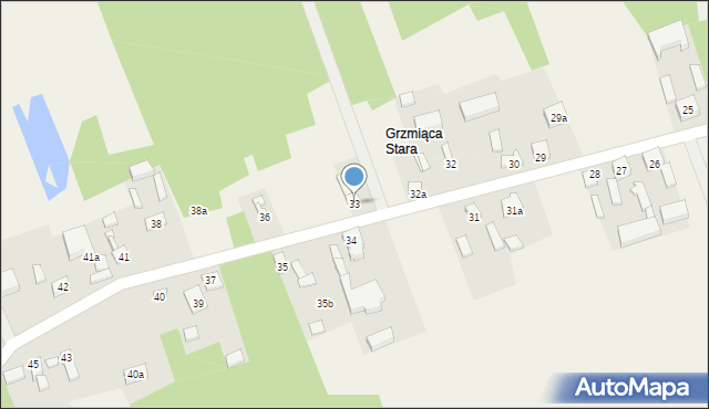 Grzmiąca, Grzmiąca, 33, mapa Grzmiąca