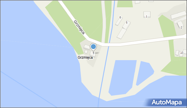 Grzmięca, Grzmięca, 7, mapa Grzmięca