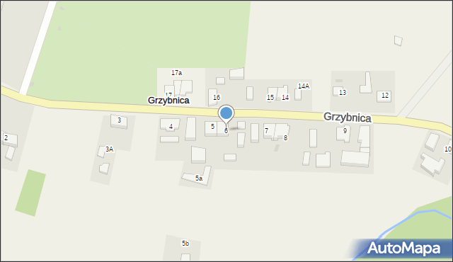 Grzybnica, Grzybnica, 6, mapa Grzybnica