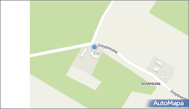 Grzybniczka, Grzybniczka, 7, mapa Grzybniczka