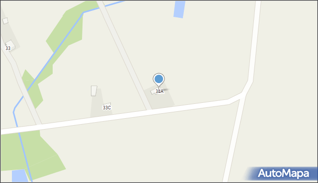 Grzybów, Grzybów, 34A, mapa Grzybów