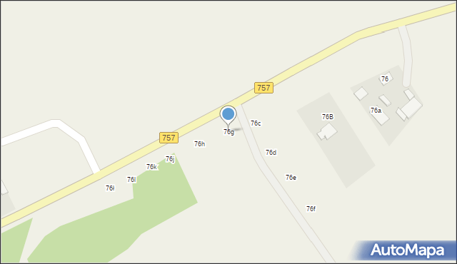 Grzybów, Grzybów, 76g, mapa Grzybów