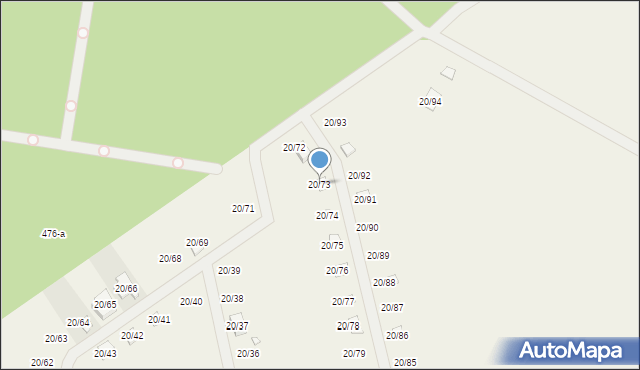 Grzybowo, Grzybowo, 20/73, mapa Grzybowo