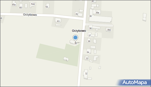 Grzybowo, Grzybowo, 35, mapa Grzybowo