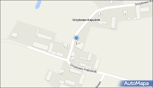 Grzybowo-Kapuśnik, Grzybowo-Kapuśnik, 6, mapa Grzybowo-Kapuśnik