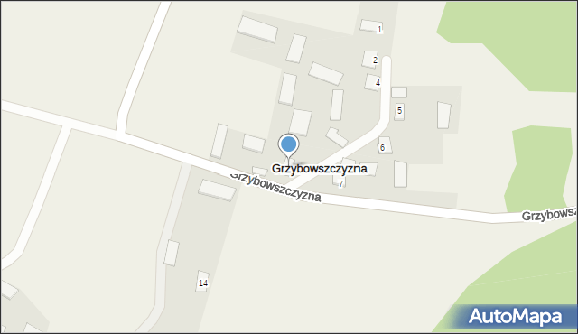 Grzybowszczyzna, Grzybowszczyzna, 3, mapa Grzybowszczyzna