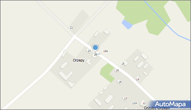 Grzyby-Orzepy, Grzyby-Orzepy, 19, mapa Grzyby-Orzepy