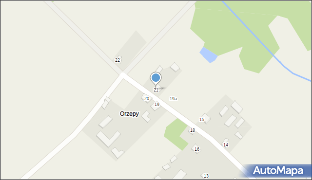 Grzyby-Orzepy, Grzyby-Orzepy, 21, mapa Grzyby-Orzepy