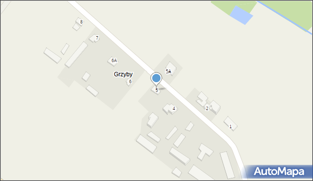 Grzyby-Orzepy, Grzyby-Orzepy, 5, mapa Grzyby-Orzepy