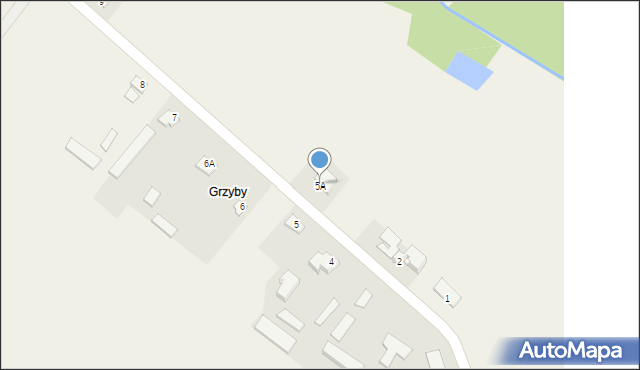 Grzyby-Orzepy, Grzyby-Orzepy, 5A, mapa Grzyby-Orzepy