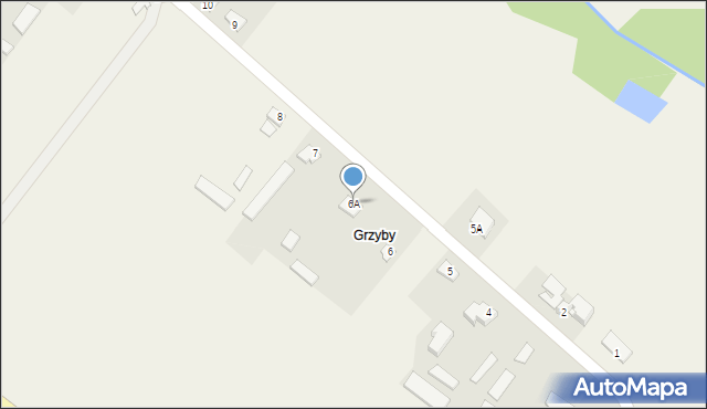 Grzyby-Orzepy, Grzyby-Orzepy, 6A, mapa Grzyby-Orzepy