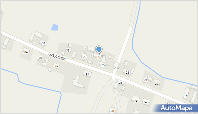 Grzymalin, Grzymalin, 27, mapa Grzymalin