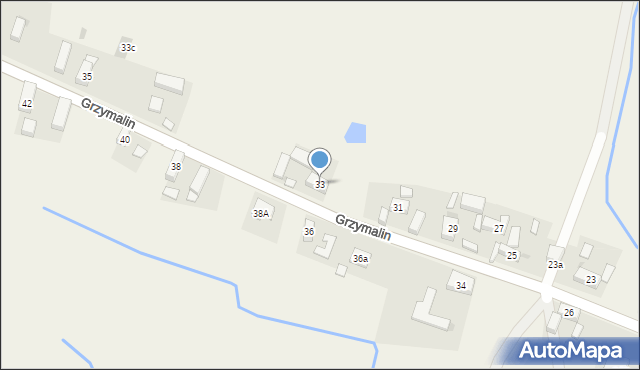 Grzymalin, Grzymalin, 33, mapa Grzymalin
