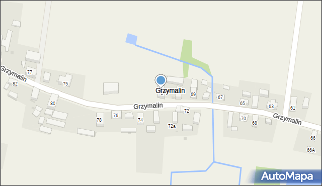 Grzymalin, Grzymalin, 71, mapa Grzymalin