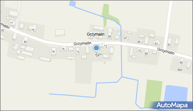 Grzymalin, Grzymalin, 72a, mapa Grzymalin