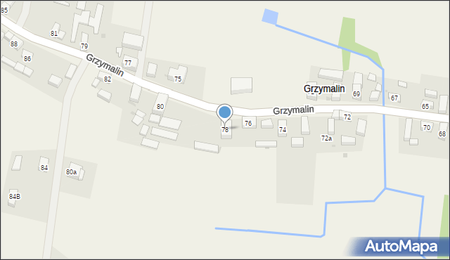 Grzymalin, Grzymalin, 78, mapa Grzymalin