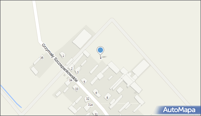 Grzymały Szczepankowskie, Grzymały Szczepankowskie, 4, mapa Grzymały Szczepankowskie