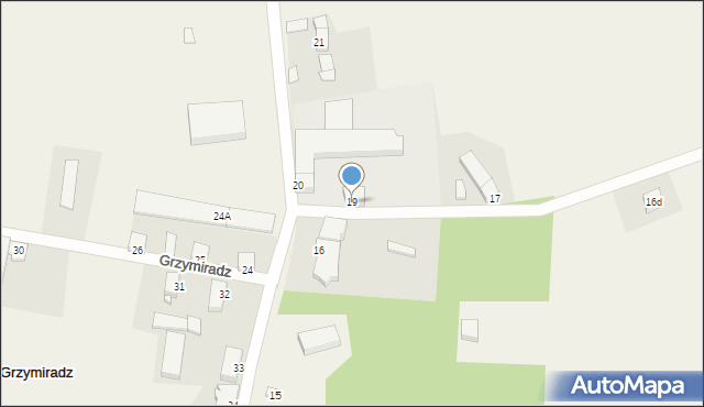 Grzymiradz, Grzymiradz, 19, mapa Grzymiradz