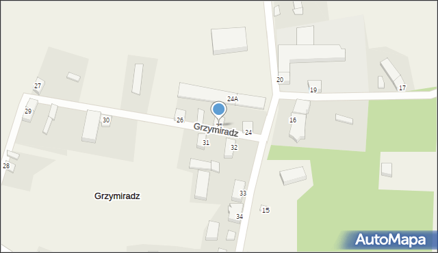 Grzymiradz, Grzymiradz, 25, mapa Grzymiradz