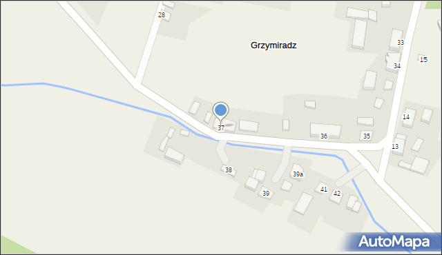 Grzymiradz, Grzymiradz, 37, mapa Grzymiradz
