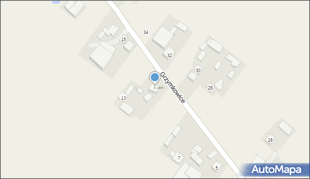 Grzymkowice, Grzymkowice, 11, mapa Grzymkowice