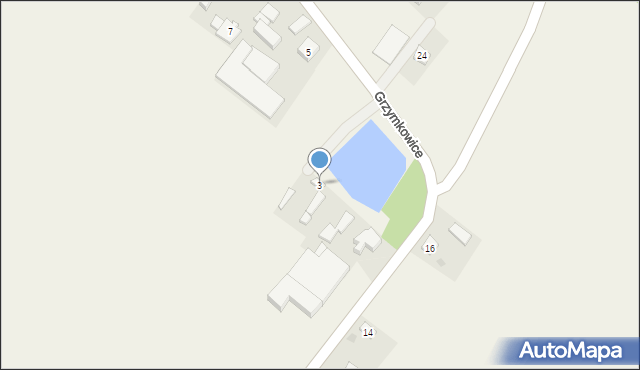 Grzymkowice, Grzymkowice, 3, mapa Grzymkowice