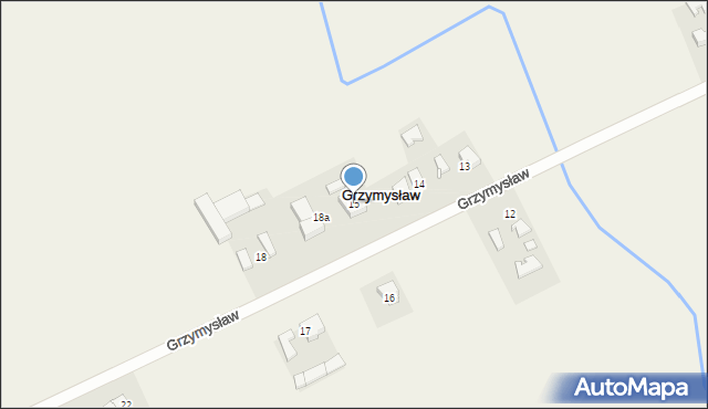 Grzymysław, Grzymysław, 15, mapa Grzymysław