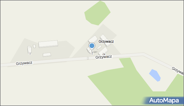 Grzywacz, Grzywacz, 2, mapa Grzywacz