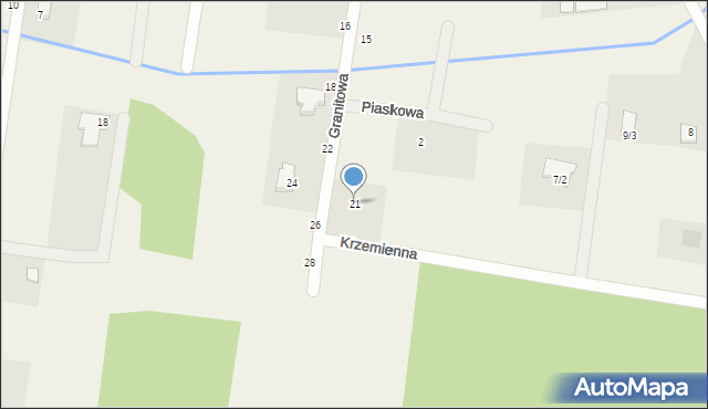 Henrykowo, Granitowa, 21, mapa Henrykowo