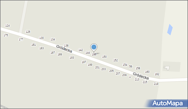 Hrubieszów, Gródecka, 146, mapa Hrubieszów