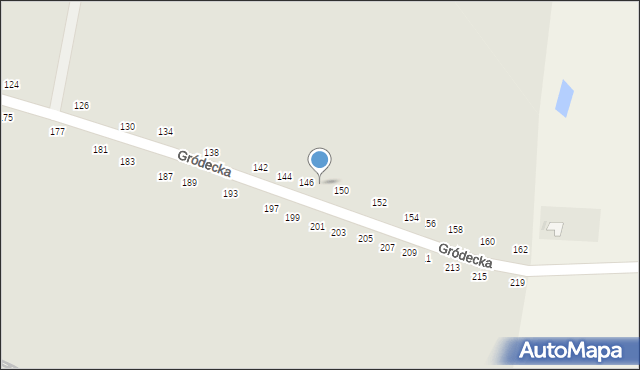 Hrubieszów, Gródecka, 148, mapa Hrubieszów