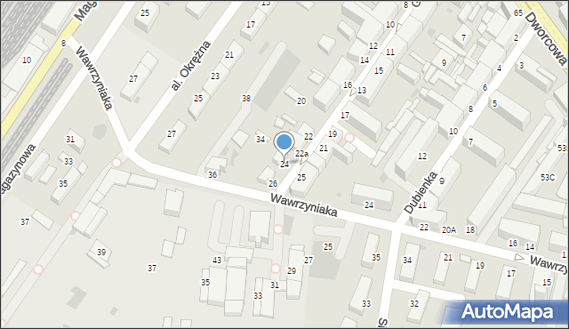 Inowrocław, Grabskiego Lucjana, 24, mapa Inowrocławia