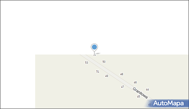 Izdebno Kościelne, Granitowa, 52, mapa Izdebno Kościelne