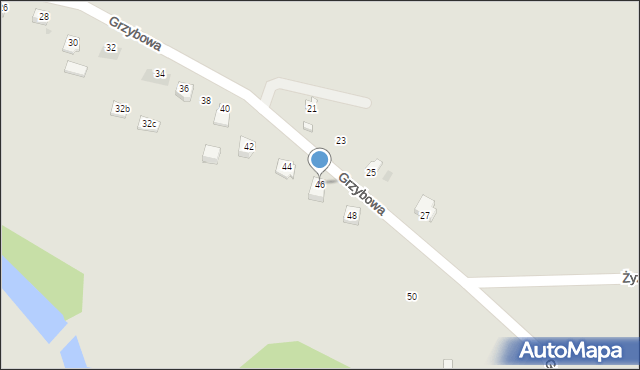 Jastrzębie-Zdrój, Grzybowa, 46, mapa Jastrzębie-Zdrój
