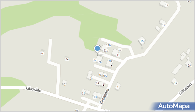 Jastrzębie-Zdrój, Grottgera Artura, 9c, mapa Jastrzębie-Zdrój