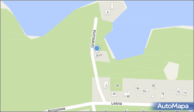 Jerzykowo, Graniczna, 6, mapa Jerzykowo