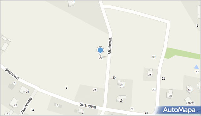 Kalonka, Grabowa, 29, mapa Kalonka