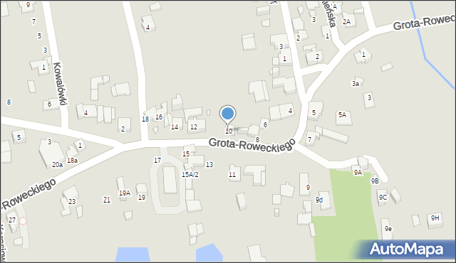 Katowice, Grota-Roweckiego Stefana, gen., 10, mapa Katowic
