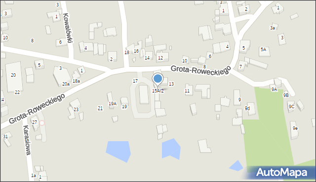 Katowice, Grota-Roweckiego Stefana, gen., 15A/2, mapa Katowic