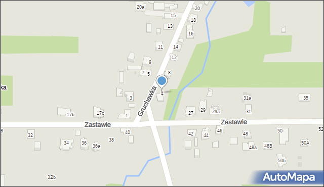 Kielce, Gruchawka, 4, mapa Kielc