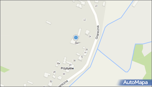 Kłobuck, Graniczna, 28A, mapa Kłobuck