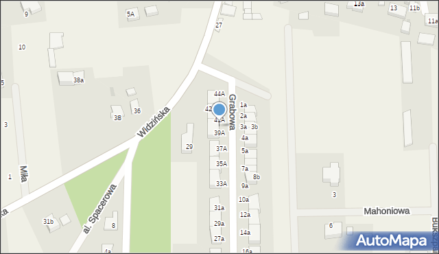 Kobylnica, Grabowa, 40A, mapa Kobylnica
