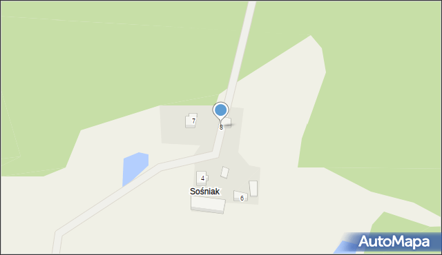 Kobysewo, Graniczna, 8, mapa Kobysewo